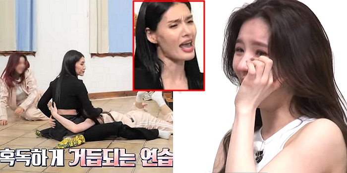 "Queendom 2" LOONA Members And Brave Girls' Eun Ji Shed Tears After Receiving Harsh Training From Monica