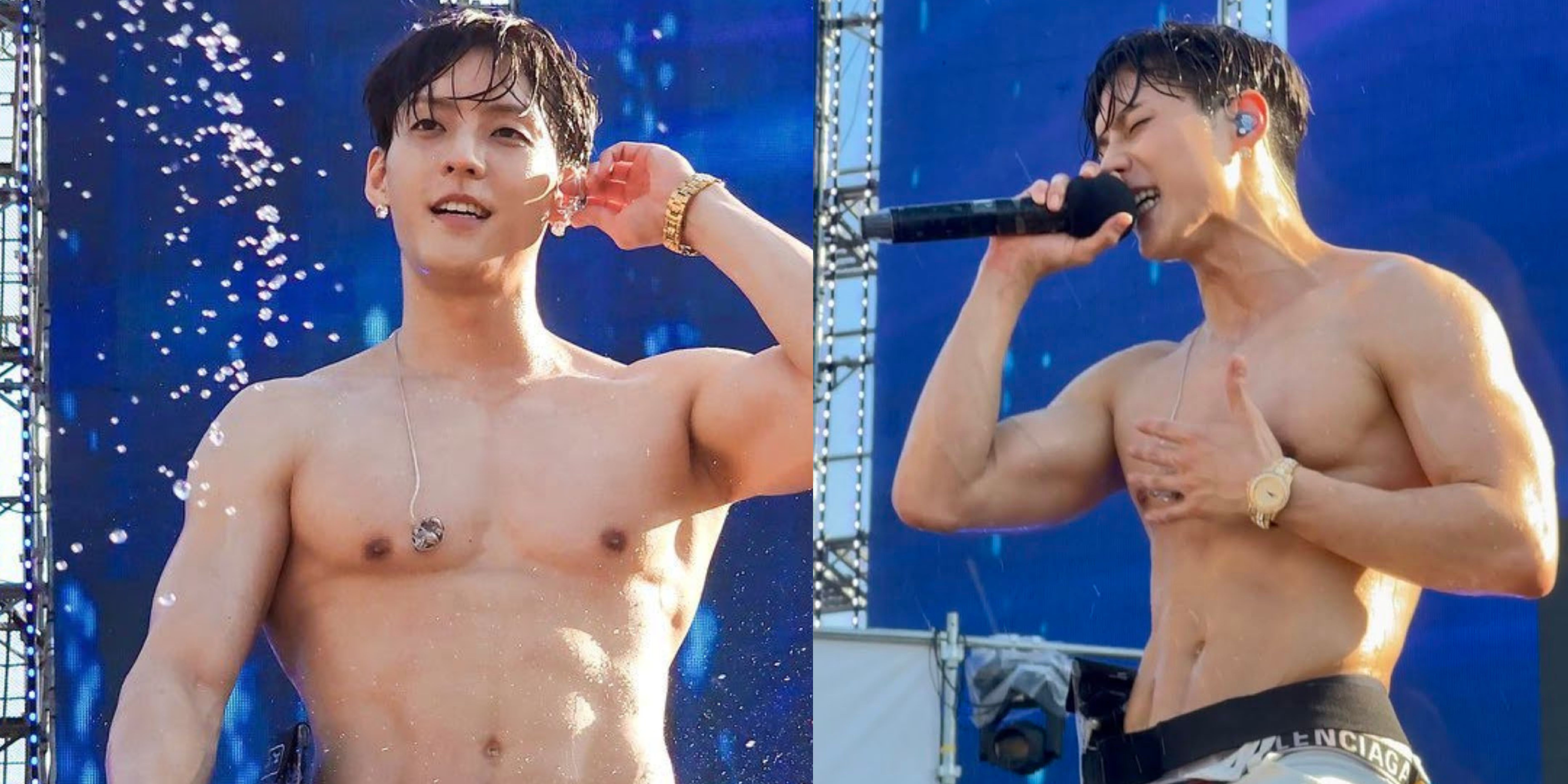  "God, forgive me for I have saved!" BTOB's Lee Min Hyuk is Going Viral For His Sexy Wet And Wild Look At “WATERBOMB”