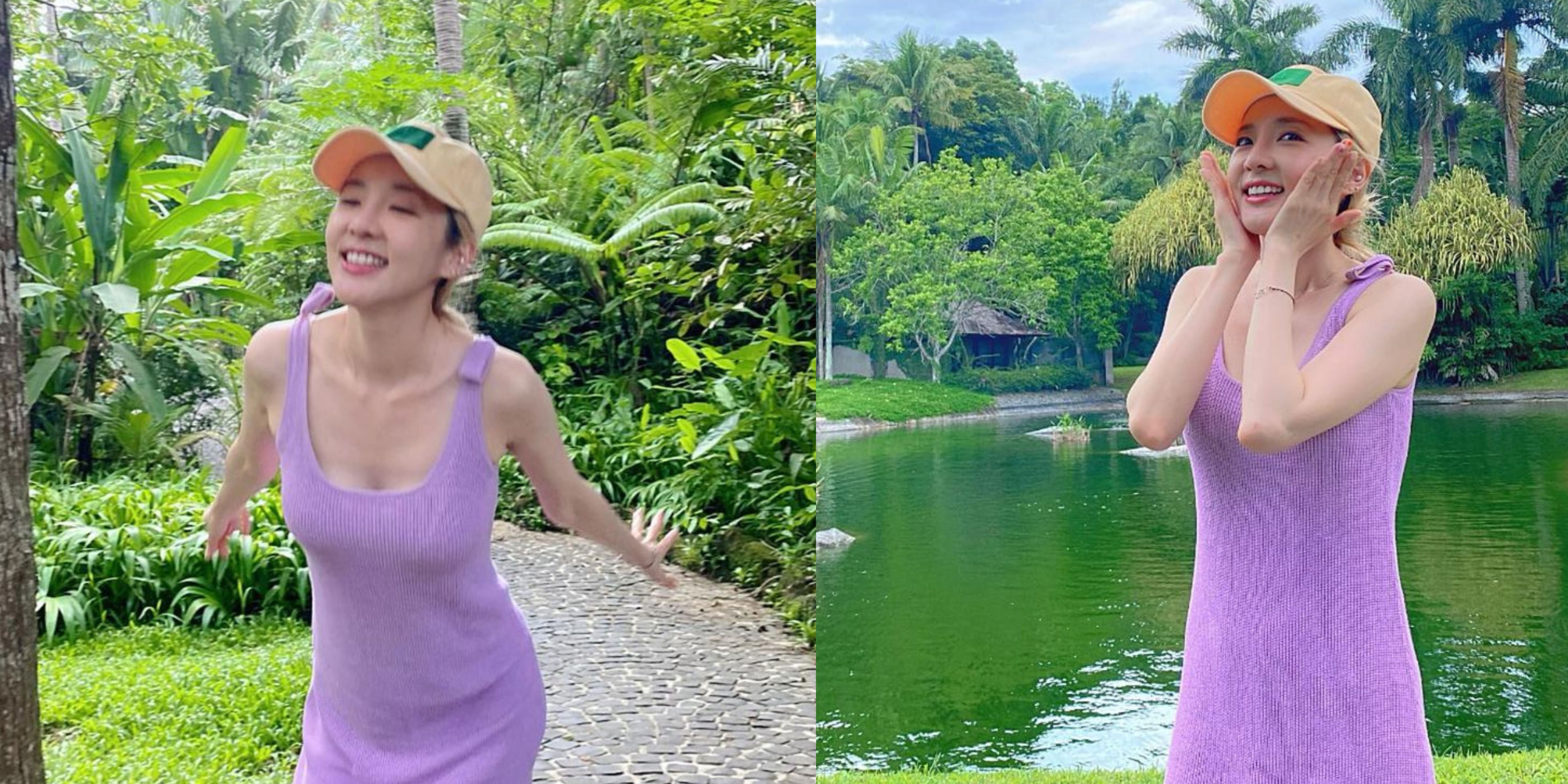 "She's enjoying her vacation" Fans Overflow with Admiration as Sandara Park Radiates Confidence and Sexiness in Recent Update