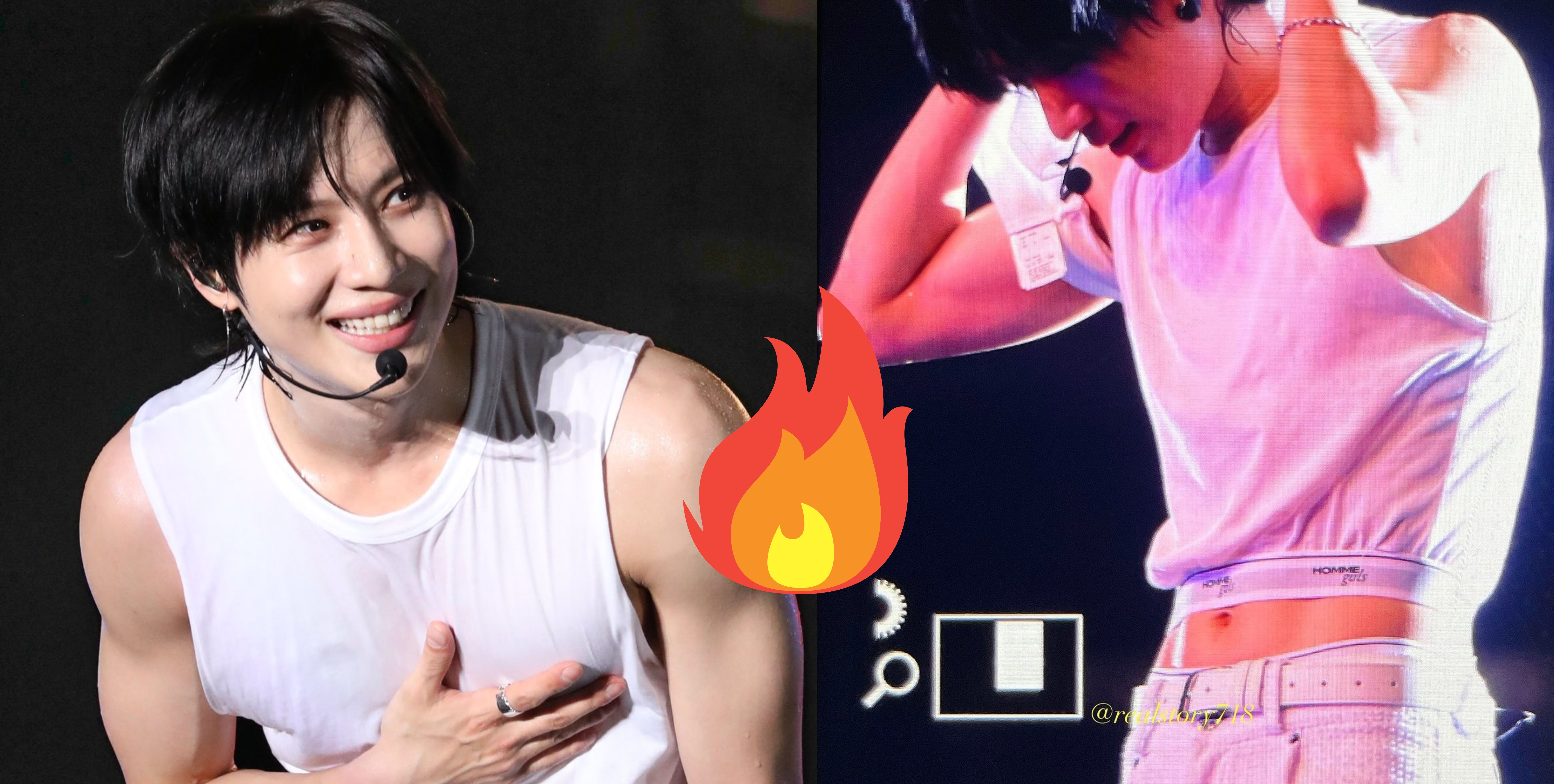 Shawols Can’t Get Over SHINee's Taemin in a Cropped Sleeveless Shirt at Tokyo Waterbomb, and We Can’t Either