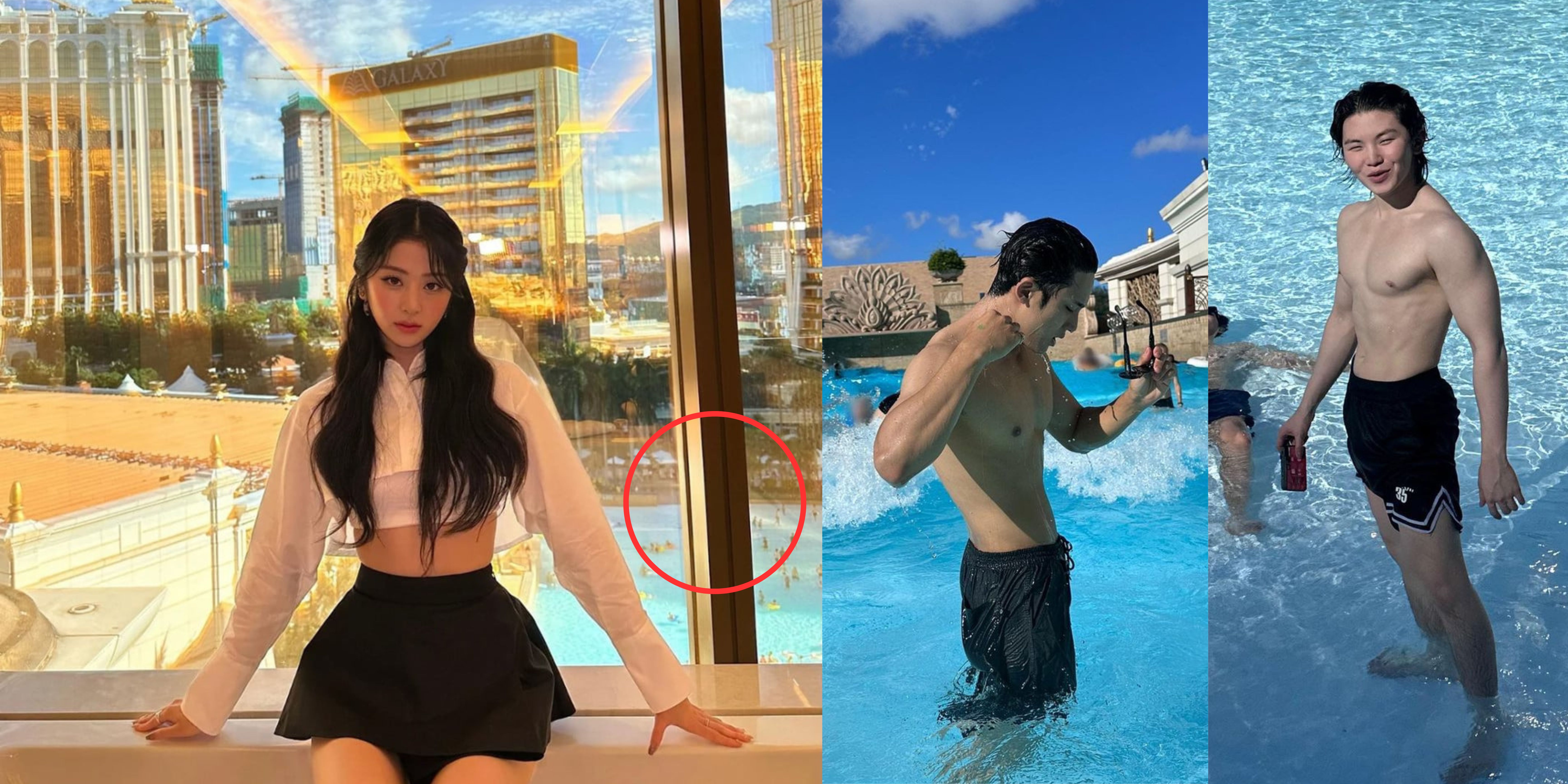 LE SSERAFIM's Huh Yunjin Unexpectedly Photobombs SEVENTEEN's Mingyu & Woozi And Instantly Steals Netizens’ Hearts