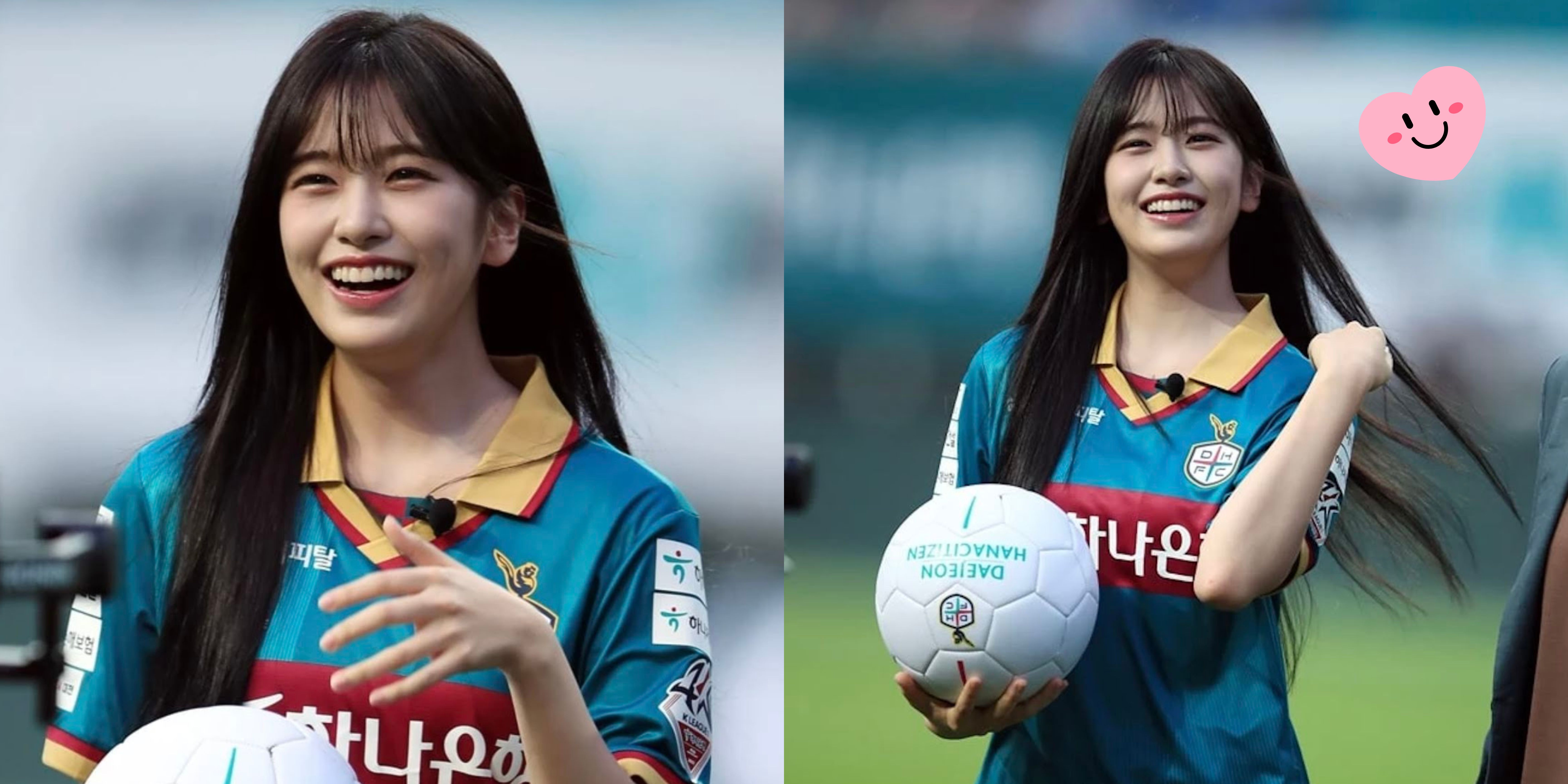 IVE's An Yujin Steals Hearts with Her Enchanting Smile, Receives Thunderous Applause at the Daejeon World Cup Stadium