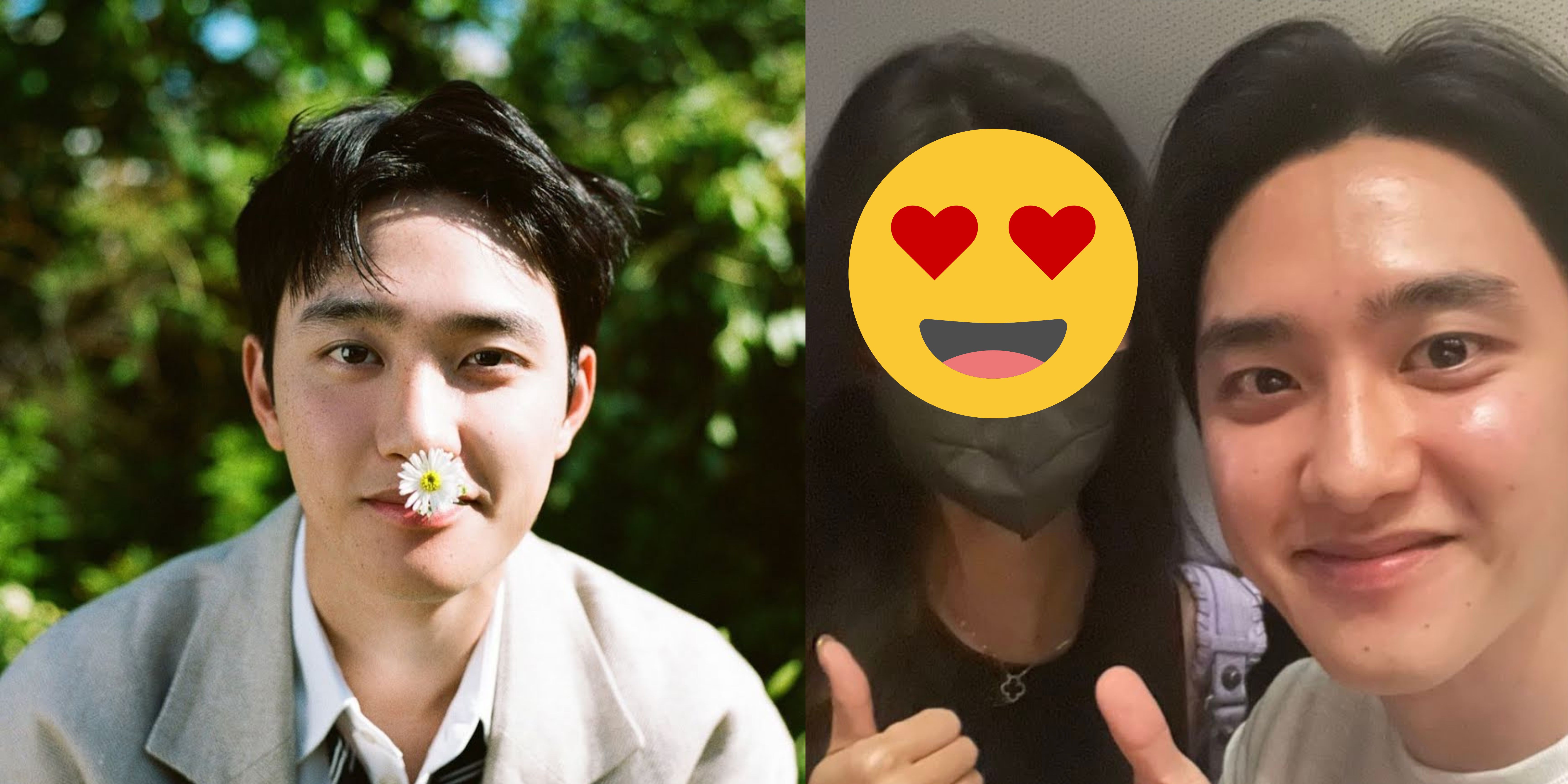 Netizens Are Intrigued After EXO's D.O. Takes A Selfie With A Popular And Well-Known Female Contestant From "Single's Inferno"