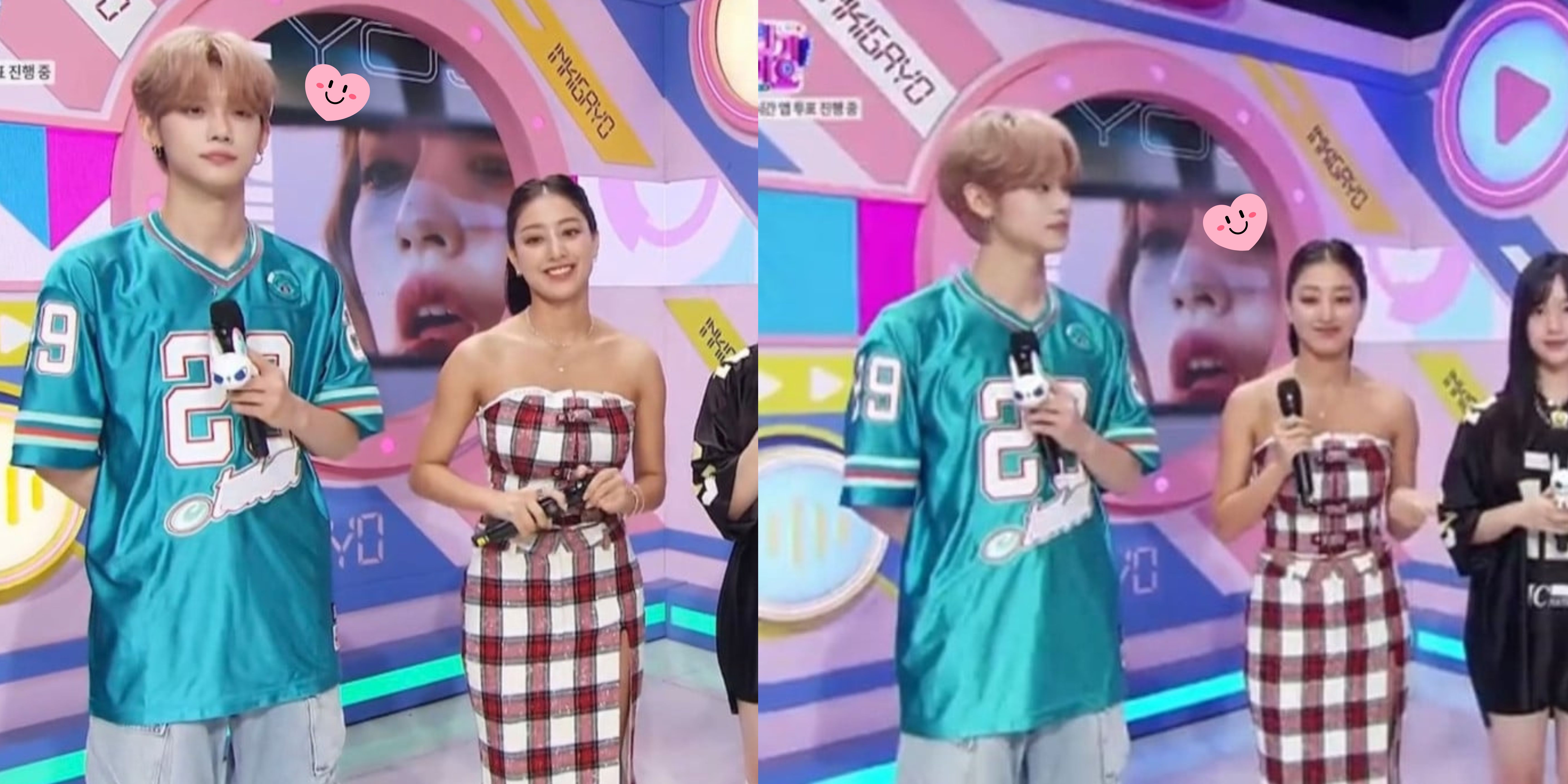 Netizens can't get over how giant TXT's Yeonjun while standing next to TWICE's Jihyo