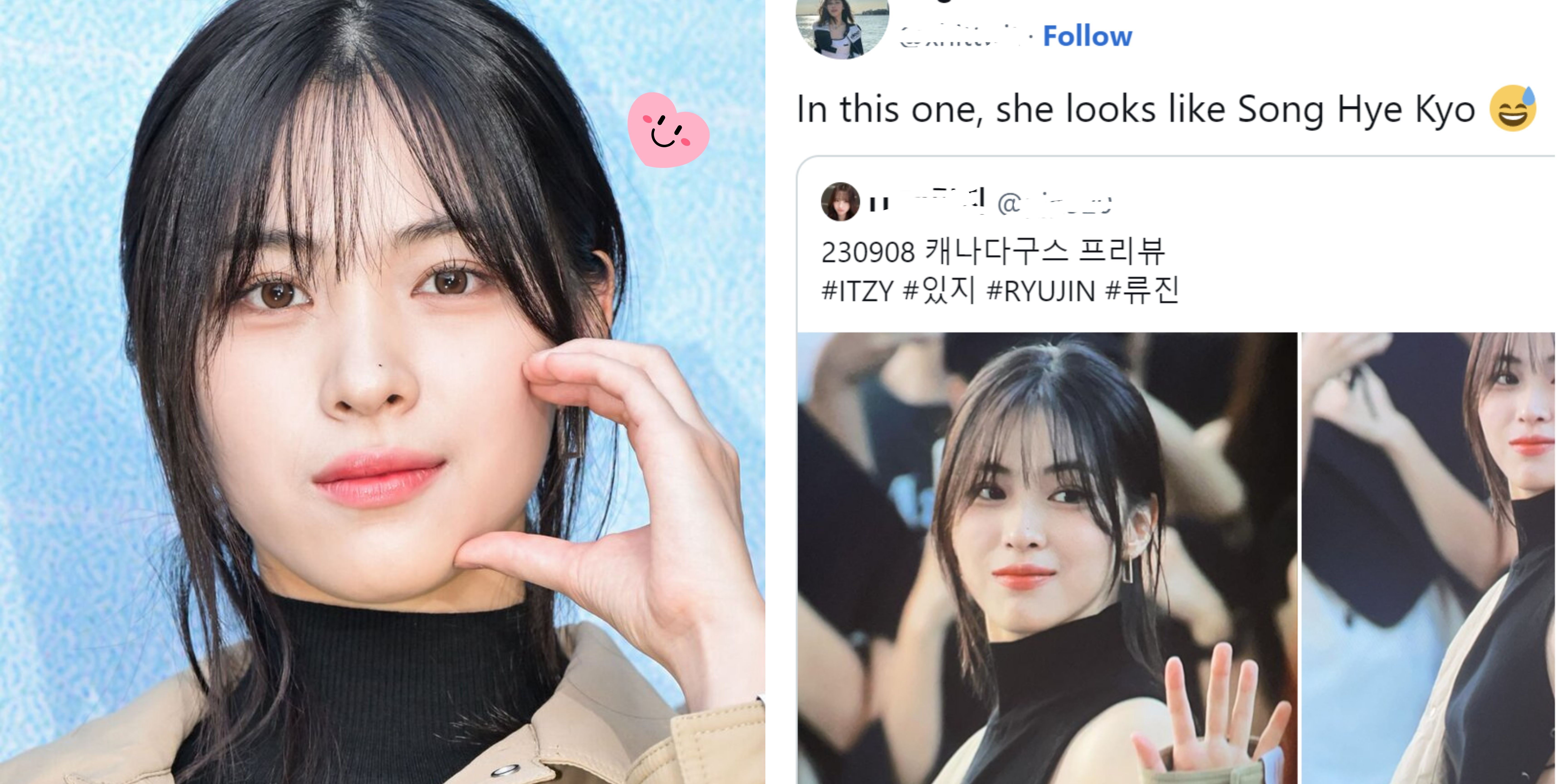 "Is that Song Hye Kyo?" — Netizens were confused again after seeing ITZY Ryujin's recent viral photos