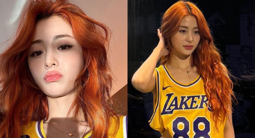 LE SSERAFIM’s Huh Yunjin boosts team spirits with Lakers in new Instagram pics