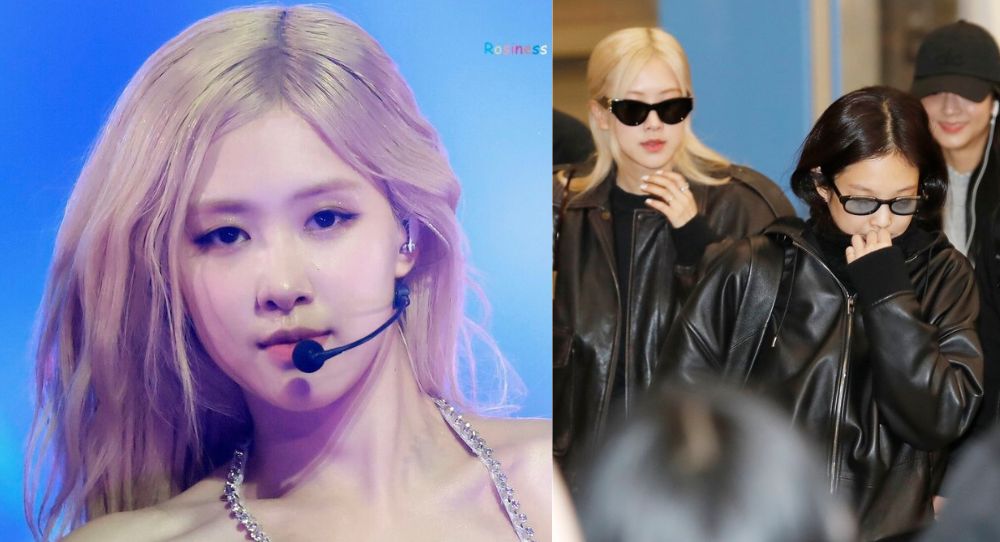 BLACKPINK’s Rosé shields Jennie at airport, Lisa remains abroad