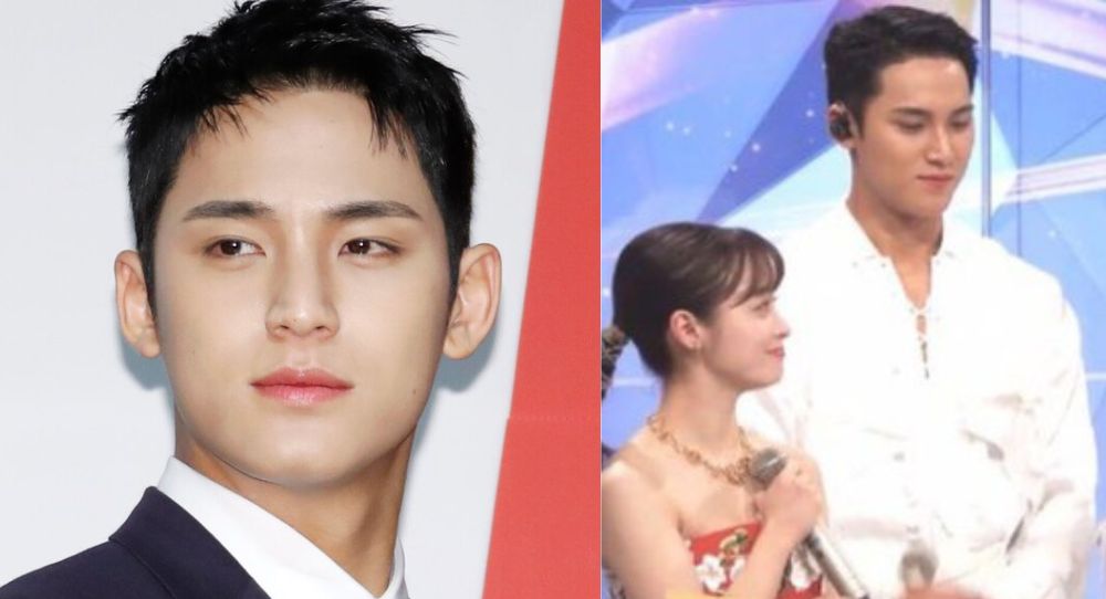 Netizens Marvel at SEVENTEEN‘s Mingyu Physique and Towering Stature Create a Stir with Japanese Actress