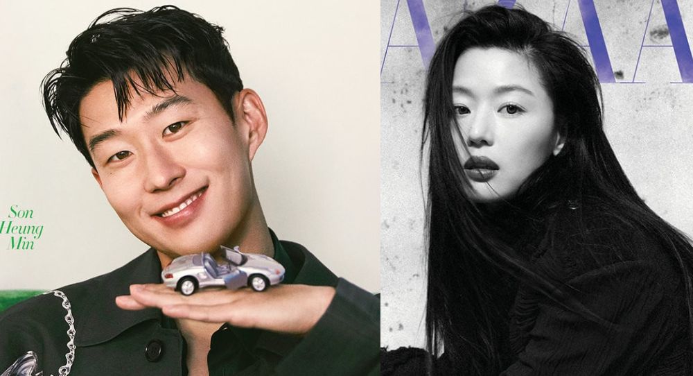 “The Iconic Duo!”— Jun Ji Hyun and Son Heung Min Bring Glamour to Harper's Bazaar Korea Cover Shoot