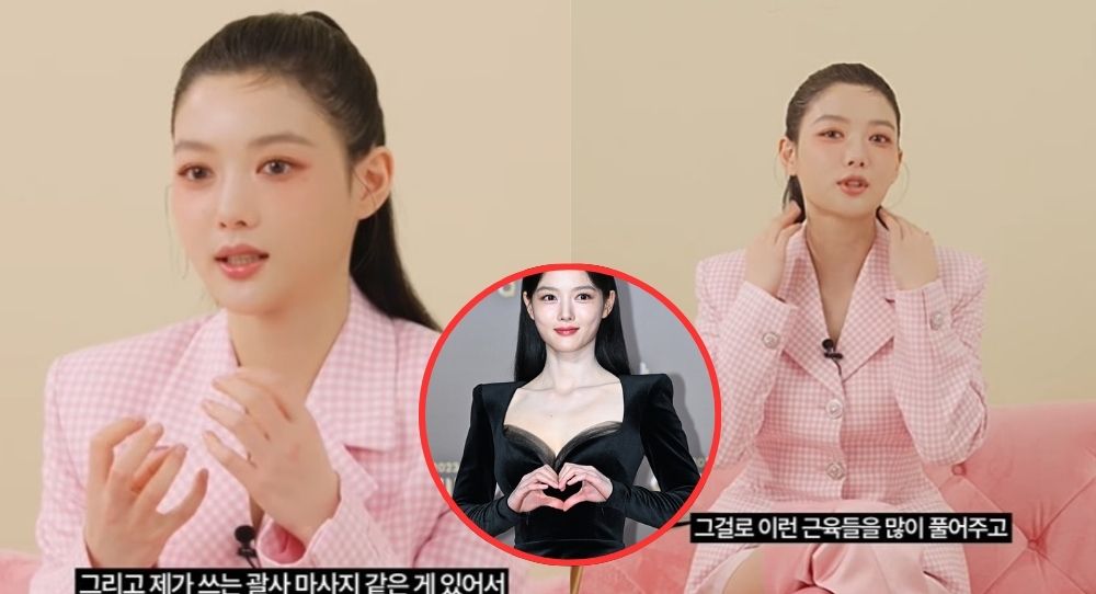 Kim Yoo Jung is totally owning her natural shoulder and collarbone line, and she's not shy about it