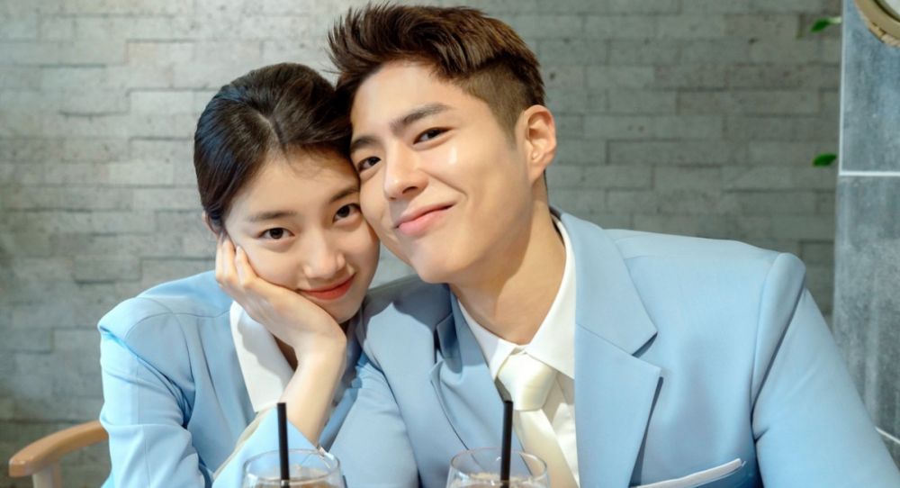 Suzy and Park Bo Gum Shine in Flight Attendant Uniforms for "Wonderland"