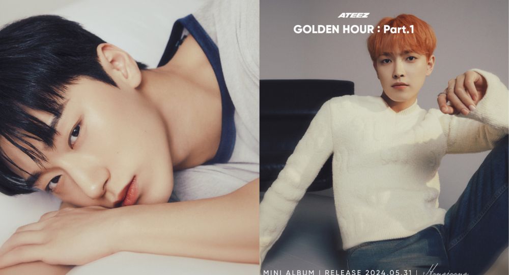 ATEEZ’s Hongjoong and San Chill Out in New Teasers for "Golden Hour: Part 1"