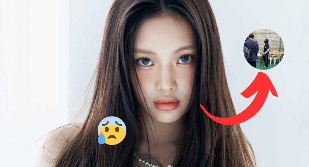 NewJeans' Hyein Caught Using Crutches Due to Injury