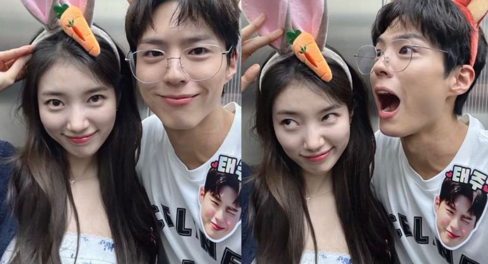 Suzy displays her sweet couple chemistry with Park Bo Gum in a series of behind-the-scenes photos for 'Wonderland'