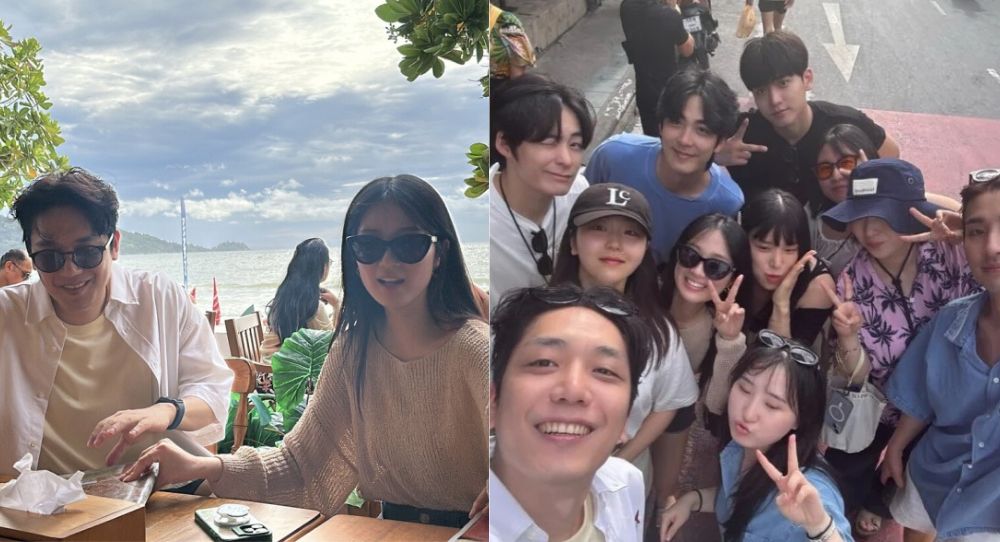 Kim Hye Yoon and Heo Hyeong Gyu were spotted having playful moments on the 'Lovely Runner' reward vacation