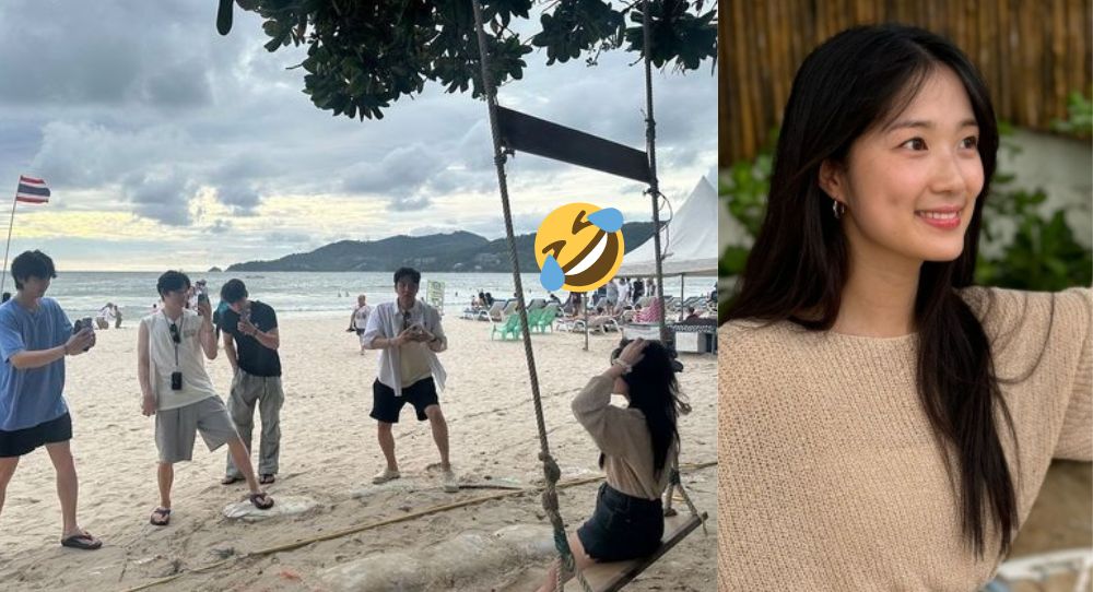 Four Male Actors Rush to Take Photos of "Lovely Runner" Kim Hye Yoon, Heo Hyung Kyu Jokes, "We Filled Byeon Woo Seok's Spot"