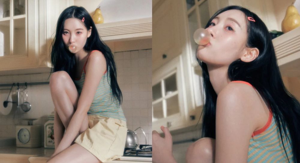 Sunmi Teases Chill Vibes in Homey Teaser Photos for "Balloon in Love"