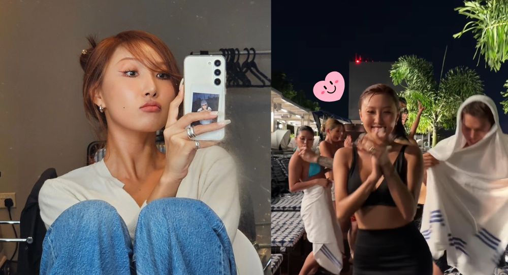 MAMAMOO's Hwasa stuns in bikini, enjoys night swimming with dancers at hotel