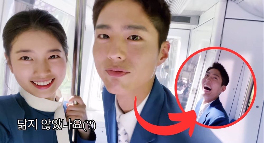 Suzy and Park Bo Gum exchange playful banter once again on 'Wonderland' behind the scenes