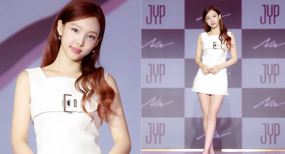 TWICE's Nayeon Stuns in an 8.33 Million Won L Brand Dress for Her Comeback