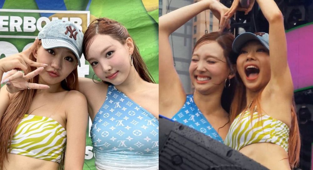 TWICE's Nayeon's cute interaction with KISS OF LIFE's Julie at '2024 Waterbomb' brings a smile on many faces