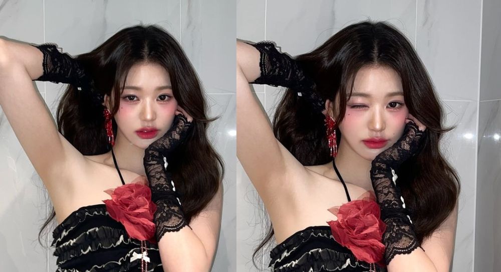 IVE's Jang Wonyoung stuns fans with sexy sheer outfit and wink in recent Instagram post