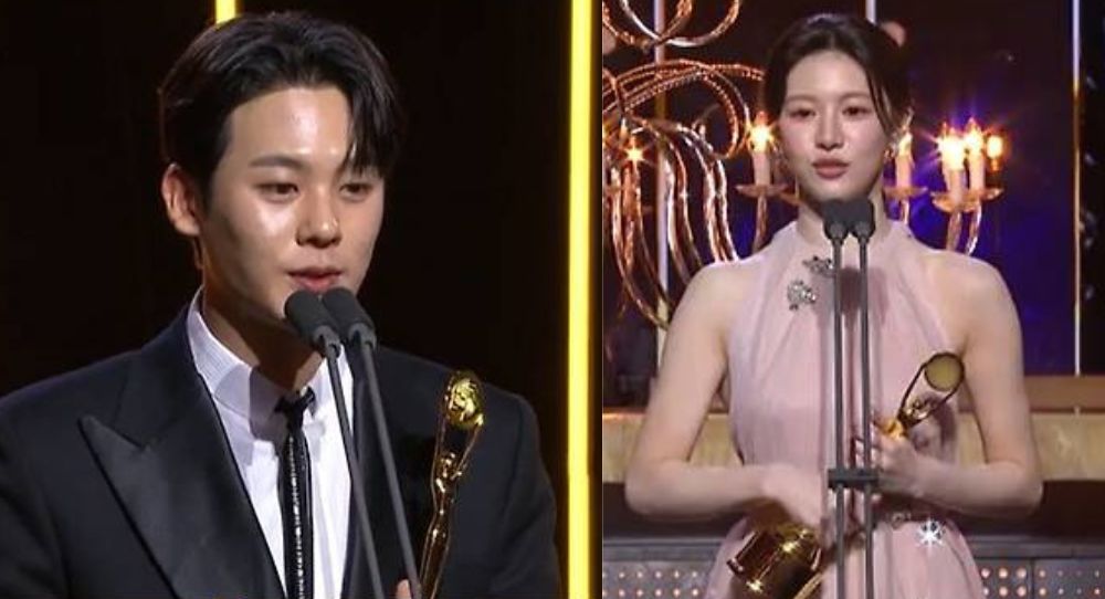 "Moving" Couple Lee Jung Ha and Go Youn Jung Win 'Rookie of the Year' Awards