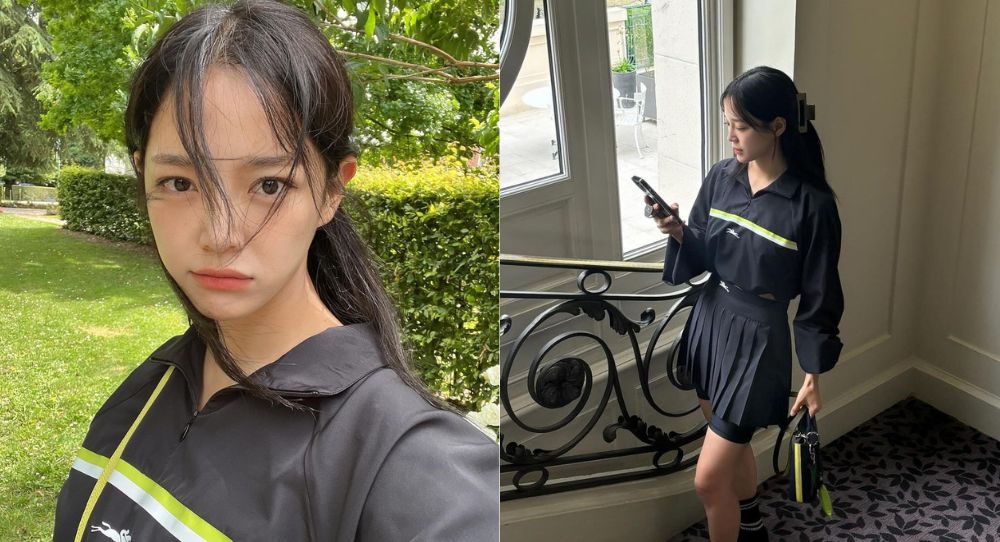 Kim Sejeong gives an update on her trip to Paris