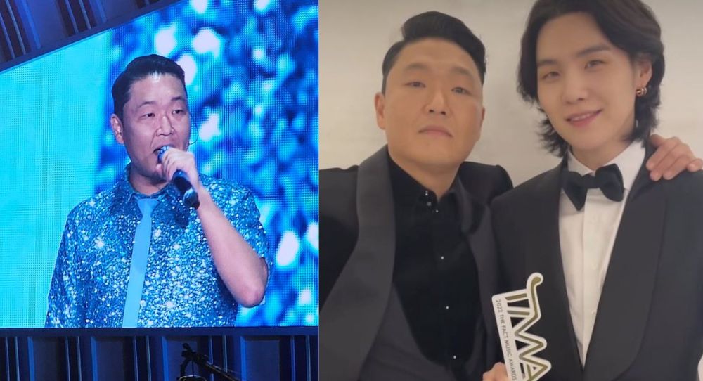 PSY Gives Shoutout to BTS's Suga During His 'PSY Summer Swag' Concert