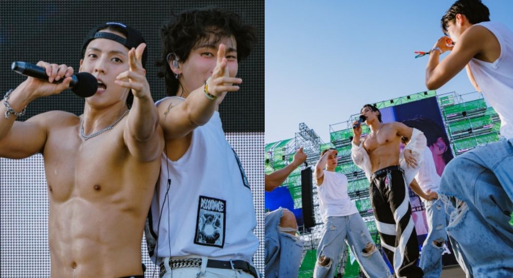 BTOB's Seo Eunkwang and Lee Minhyuk Bring the Heat to Incheon Waterbomb with 'TANG TANG TANG'