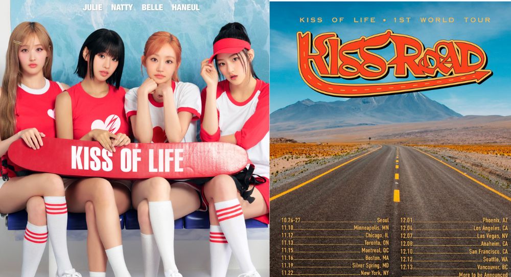 KISS OF LIFE Announces First World Tour 'KISS ROAD' After Just 1 Year, Hitting 20 Cities