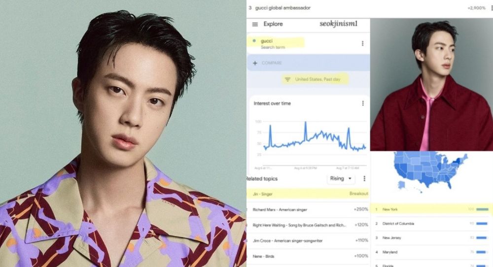 BTS’s Jin Keeps Proving He’s the ‘Sold-Out King’ as Gucci Items Fly Off the Shelves