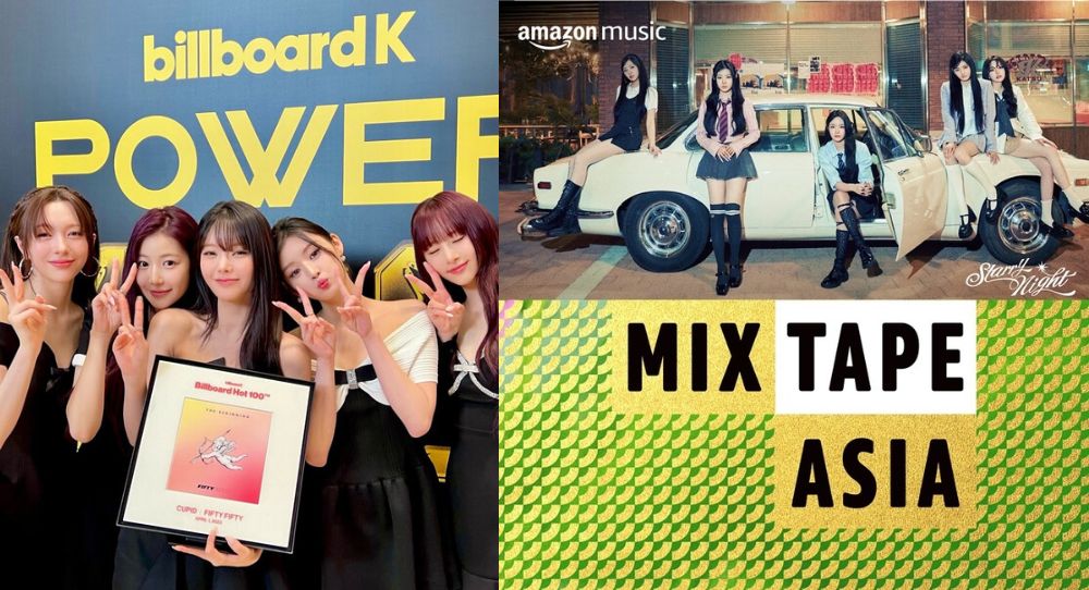 Rising Group FIFTY FIFTY Takes the Spotlight on Amazon Music's 'Mixtape Asia' Cover