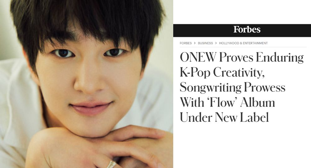 U.S. Forbes praises SHINee's Onew and his album 'FLOW': "Reaching new heights"