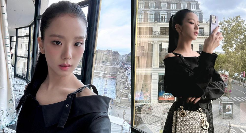 BLACKPINK's Jisoo Takes Over Paris with Chic All-Black Look and Sleek Hair