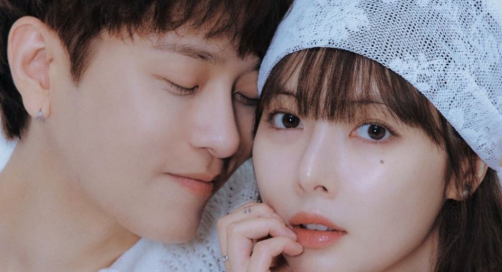 HyunA and Yong Jun Hyung Give Fans a Glimpse of Their Wedding with New Photo