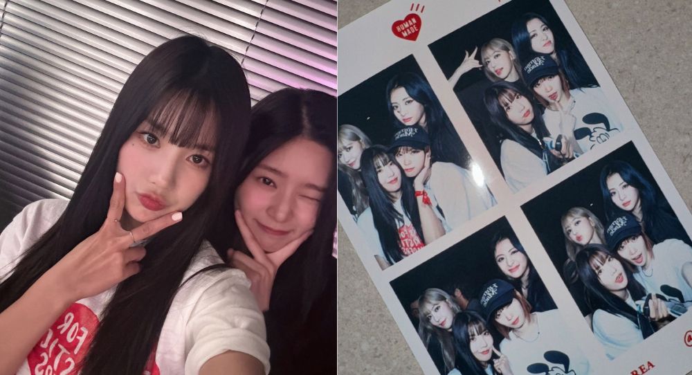 Kwon Eun Bi Shares Sisterly Moments with Former IZ*ONE Members Sakura, Kim Chaewon, and Kim Min Ju