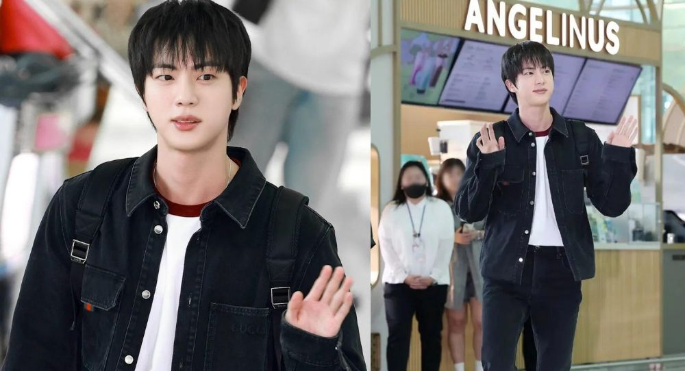 BTS Jin Turns Heads at the Airport, Gets Adorable Shout-Out from Male Fan