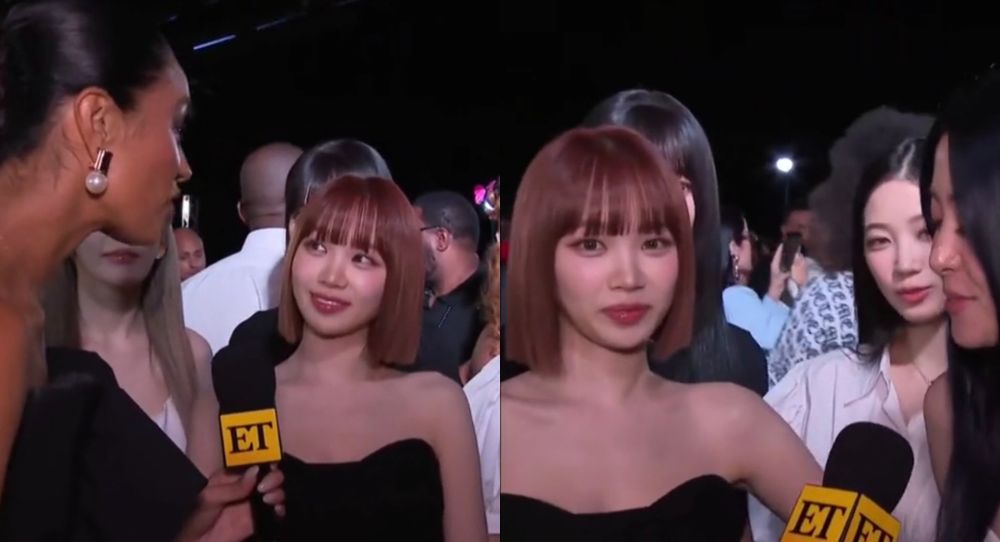 LE SSERAFIM's Chaewon Struggles with English at VMAs, Sparks Debate Among Netizens