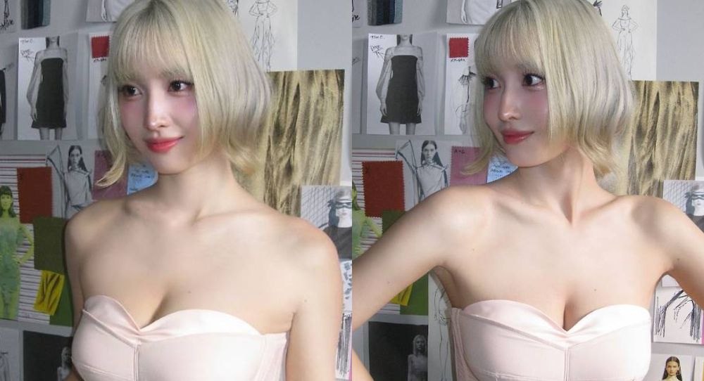 "Is She a Doll?" TWICE's Momo Wows Fans with Stunning Corset Look