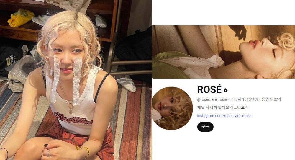 BLACKPINK's Rosé Hits 10 Million Subscribers on YouTube, Set to Receive Diamond Button