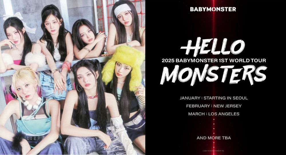 YG's New Girl Group BABYMONSTER to Launch First World Tour in 2025