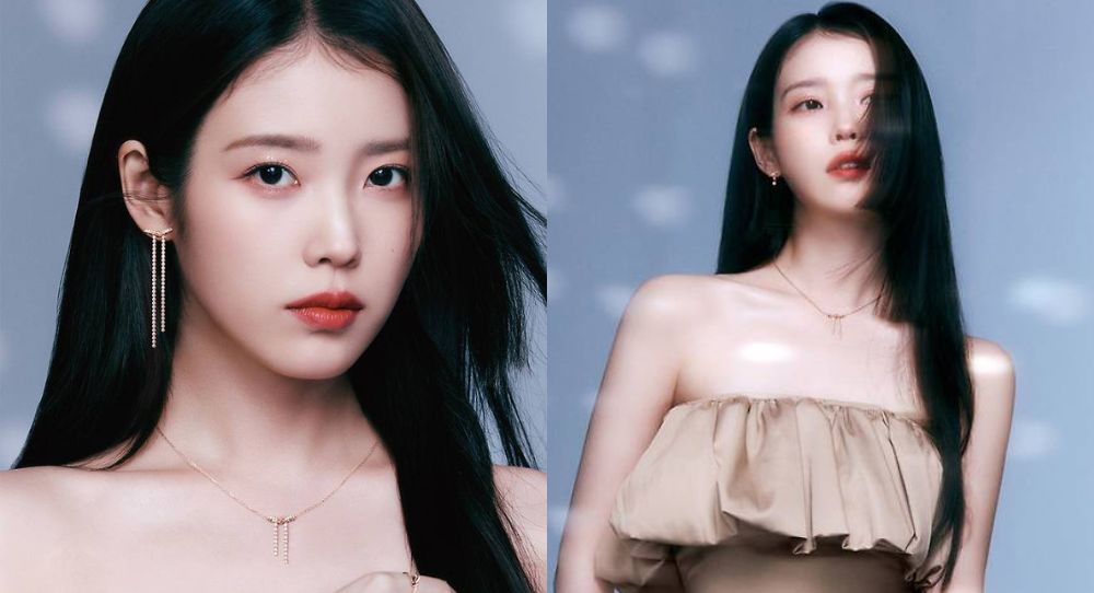 IU Stuns Fans with Her Chic and Elegant ‘Goddess Look’ in New Holiday Jewelry Campaign