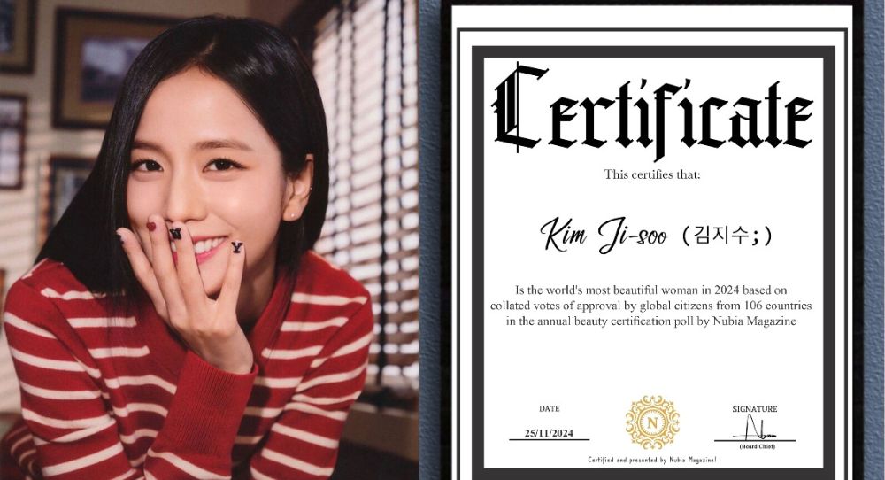 BLACKPINK's Jisoo Crowned 'Most Beautiful Woman in the World' for 2024, Wins with Overwhelming Votes!