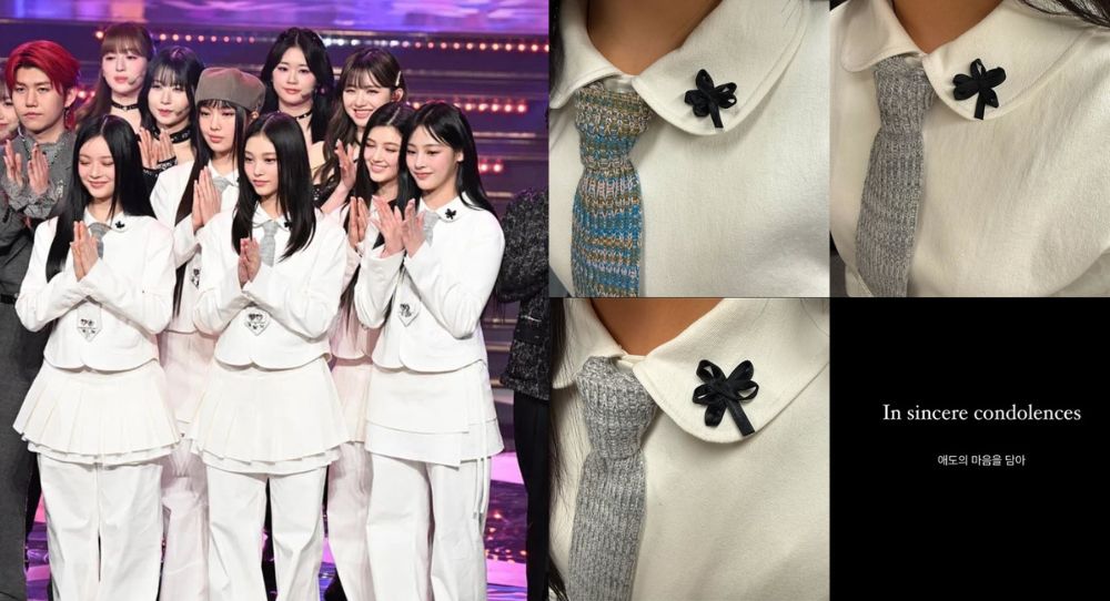 NewJeans Show Respect for Jeju Air Tragedy with Black Ribbons During Japanese Live Broadcast, Winning Big Despite Heavy Hearts