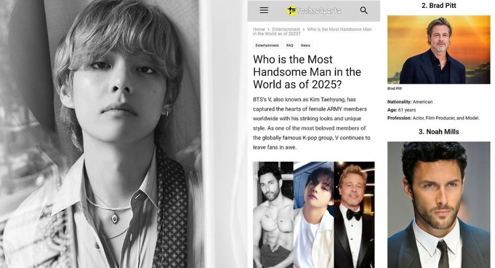 BTS’s V is Officially the ‘Most Handsome Man in the World 2025’ — Here’s Why He’s Winning Hearts Everywhere